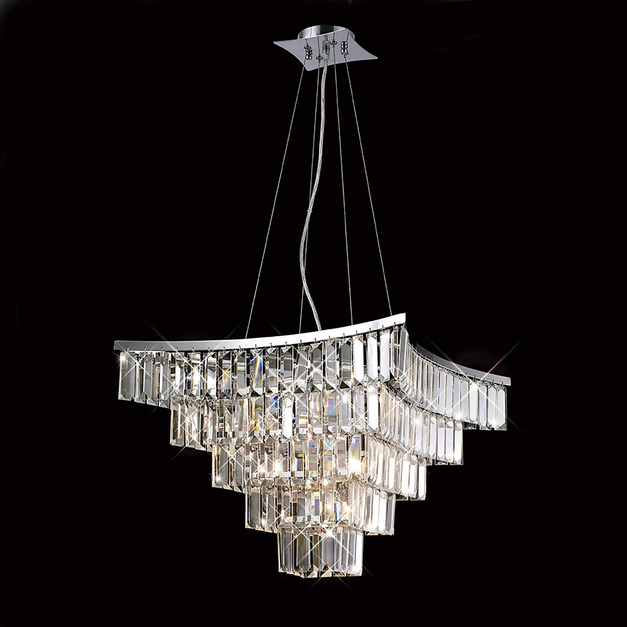 IL30643  Gianni Crystal Pendant 9 Light